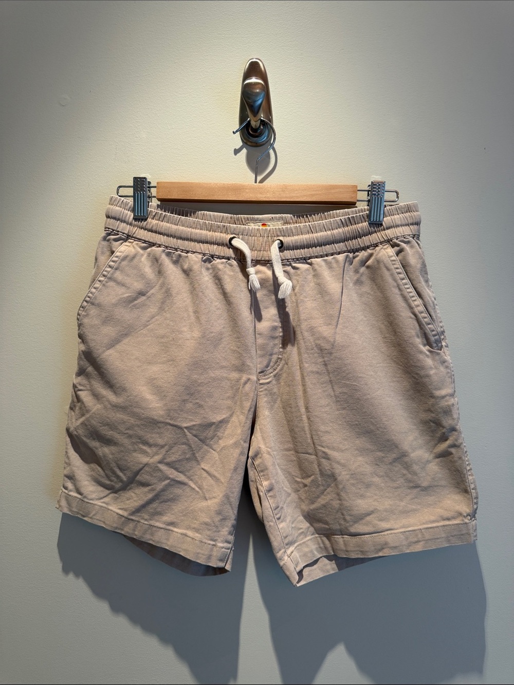 Marine Layer Drawstring Men’s Shorts in Khaki